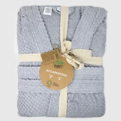 Garnero Arredamenti Accappatoio bagno in cotone taglia S/M Gobi Grigio