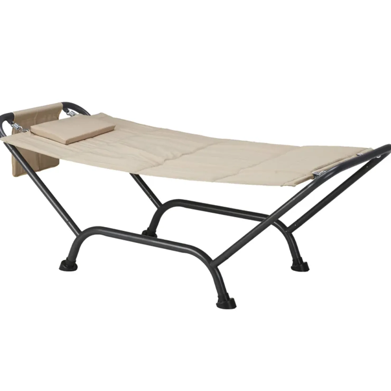 Garnero Arredamenti Amaca da giardino 230x82cm antracite beige Siesta