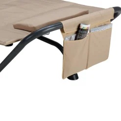 Garnero Arredamenti Amaca da giardino 230x82cm antracite beige Siesta