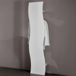 Garnero Arredamenti Appendiabiti da ingresso 40x186h cm moderno bianco lucido Sea Gihome® Clearance