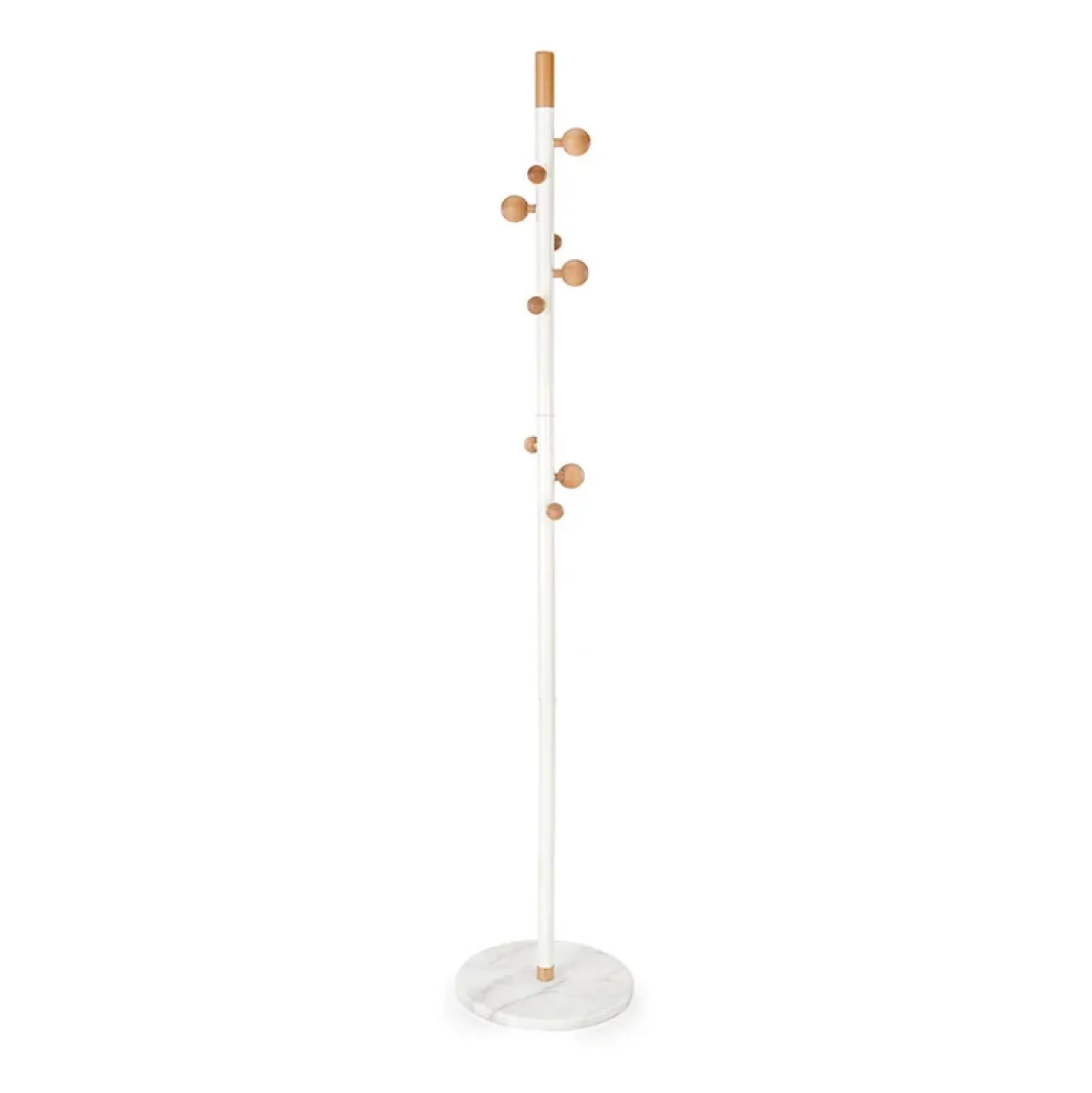 Garnero Arredamenti Appendiabiti da ingresso 35x183h cm rovere bianco Yuma Sale