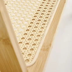 Garnero Arredamenti Appendiabiti da ingresso 68x168h cm rattan bambù rovere Shadow Outlet