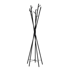 Garnero Arredamenti Appendiabiti ingresso 50x180h cm moderno acciaio nero Helsinki Clearance