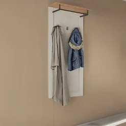 Garnero Arredamenti Appendiabiti 59x143h cm da parete bianco frassinato rovere Lars Discount