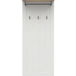 Garnero Arredamenti Appendiabiti 59x143h cm da parete bianco frassinato rovere Lars Discount