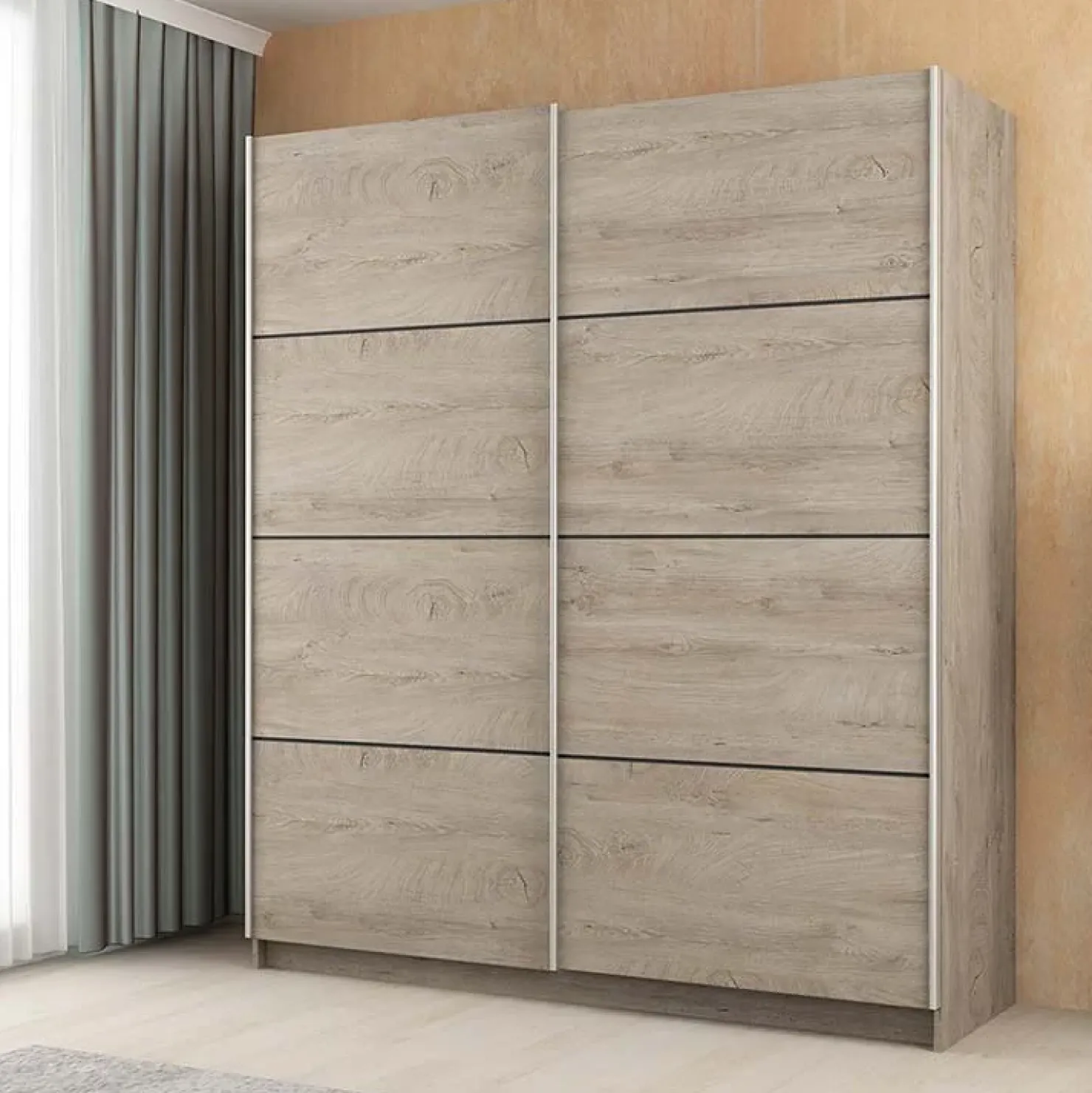 Garnero Arredamenti Armadio ante scorrevoli Arturo 180 cm quercia Hot