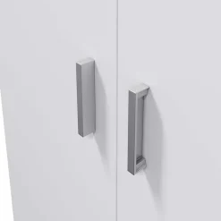 Garnero Arredamenti Armadio ingresso 73x180h cm 2 ante battenti multiuso bianco opaco Corie Best
