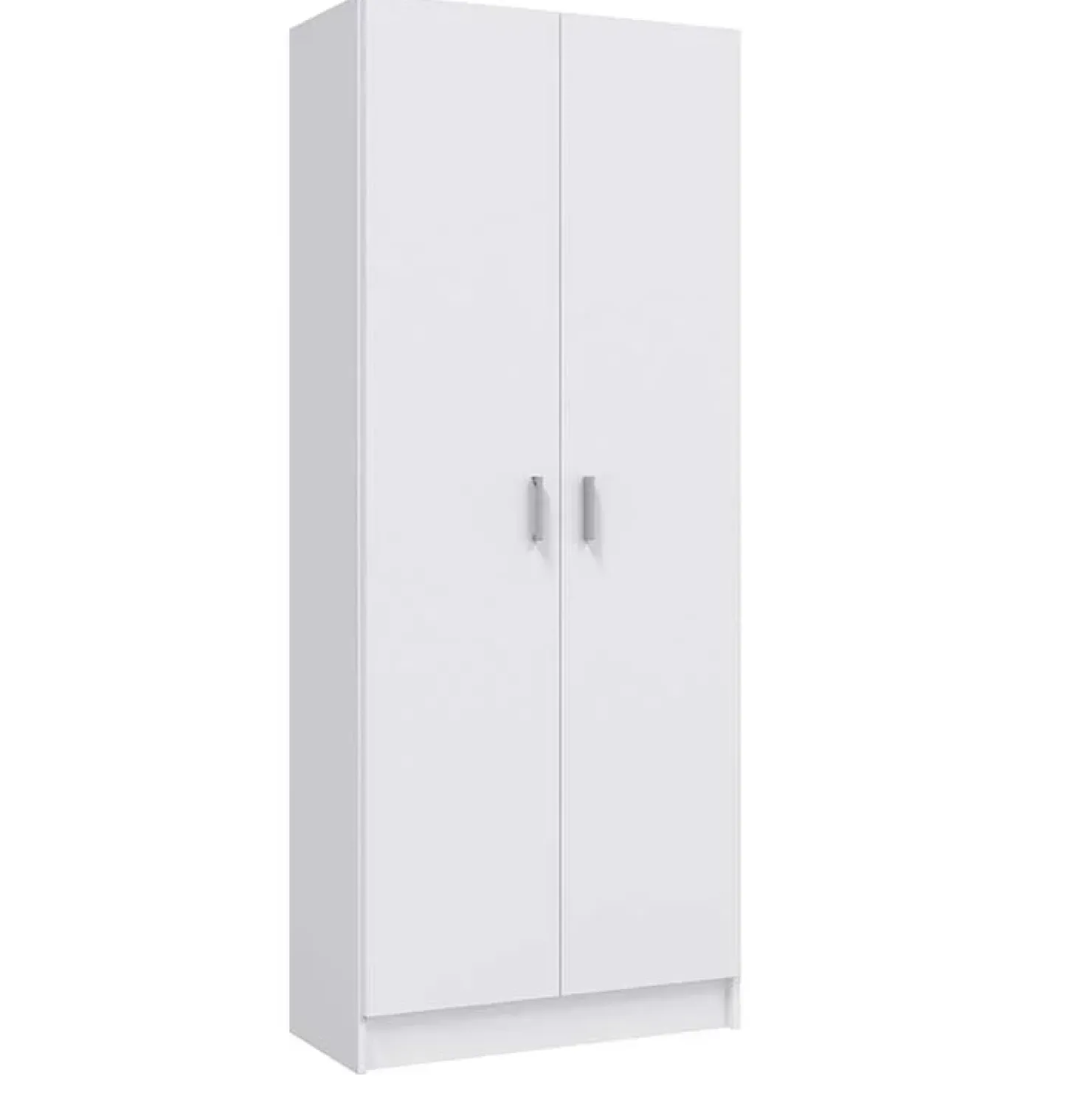 Garnero Arredamenti Armadio ingresso 73x180h cm 2 ante battenti multiuso bianco opaco Corie Best