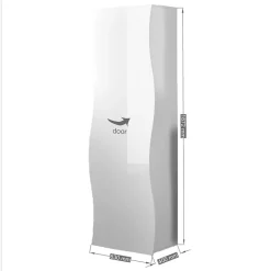 Garnero Arredamenti Armadio ingresso 63x188h cm bianco lucido Sea Gihome® Outlet