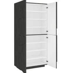 Garnero Arredamenti Armadio scarpiera 80x168h cm 4 ante Zenzero Ossido Best