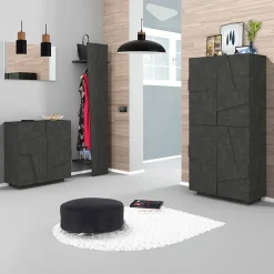 Garnero Arredamenti Armadio scarpiera 80x168h cm 4 ante Zenzero Ossido Best