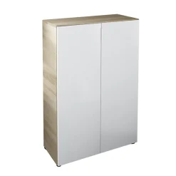 Garnero Arredamenti Armadio scarpiera 72x103h cm 6 ripiani bianco opaco rovere Stil Gihome® New
