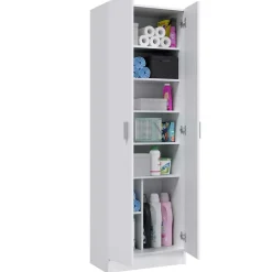 Garnero Arredamenti Armadio scarpiera 59x180h cm 2 ante battenti bianco opaco Easy New