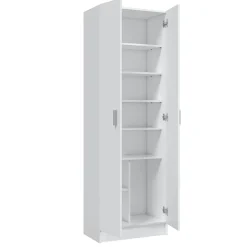 Garnero Arredamenti Armadio scarpiera 59x180h cm 2 ante battenti bianco opaco Easy New