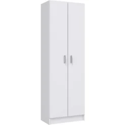 Garnero Arredamenti Armadio scarpiera 59x180h cm 2 ante battenti bianco opaco Easy New