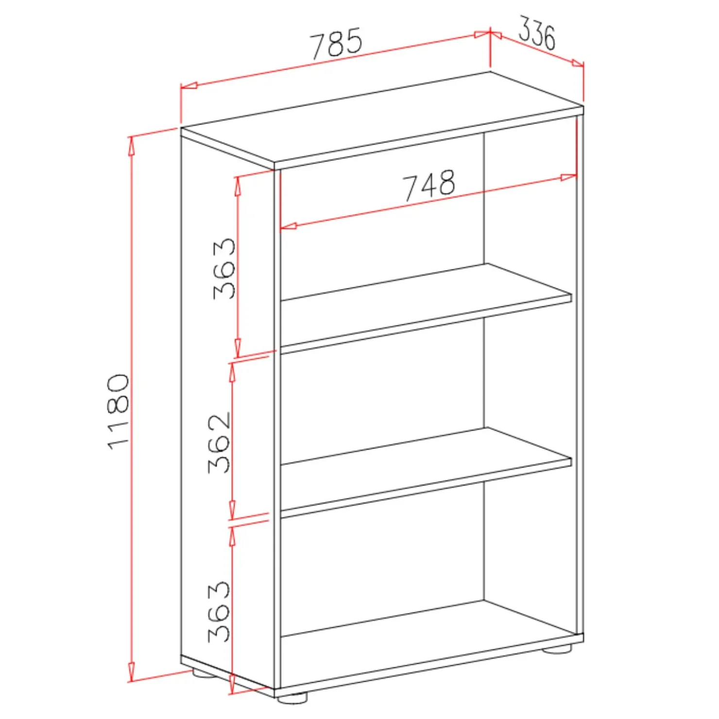 Garnero Arredamenti Armadio ufficio 79x118h cm 2 ante bianco frassinato cemento Woody Cemento - Bianco Frassinato Online