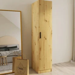 Garnero Arredamenti Armadio 40x191h cm 1 anta moderno Marzia Rovere Rustico Hot