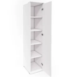 Garnero Arredamenti Armadio 45x217h cm 1 anta moderno bianco opaco e lucido Naper