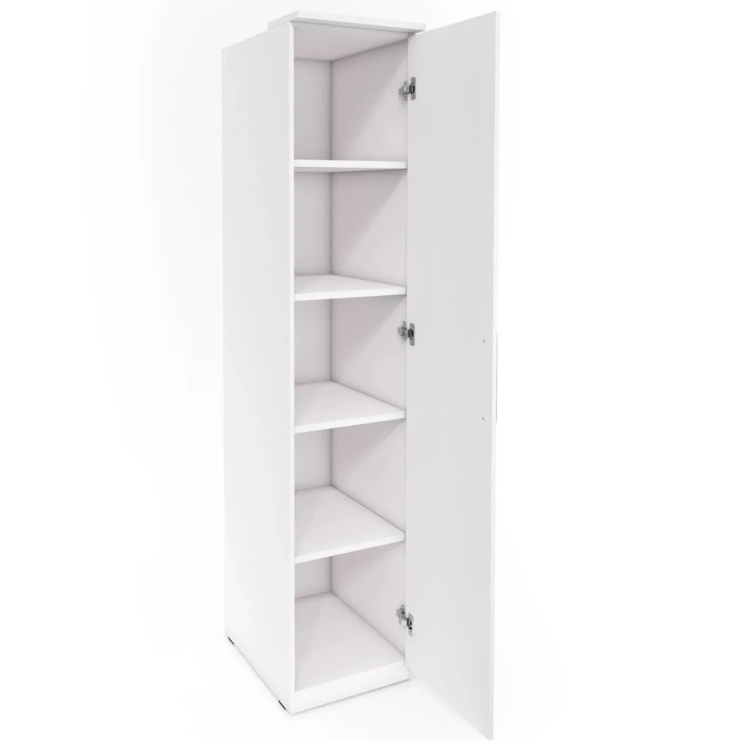 Garnero Arredamenti Armadio 45x217h cm 1 anta moderno bianco opaco e lucido Naper