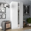 Garnero Arredamenti Armadio 81x180h cm 2 ante battenti  moderno bianco opaco Oz Sale