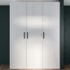 Garnero Arredamenti Armadio 170x228h cm 3 ante battenti moderno pino bianco Angara Outlet