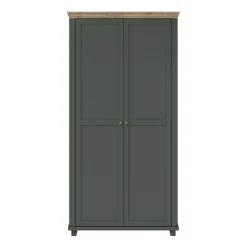 Garnero Arredamenti Armadio 108x216h cm 2 ante battenti moderno verde quercia Texel Online