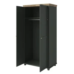 Garnero Arredamenti Armadio 108x216h cm 2 ante battenti moderno verde quercia Texel Online