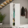 Garnero Arredamenti Armadio 78x176h cm 2 ante battenti bianco opaco Light Gihome®
