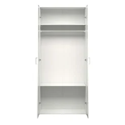 Garnero Arredamenti Armadio 78x176h cm 2 ante battenti bianco opaco Light Gihome®