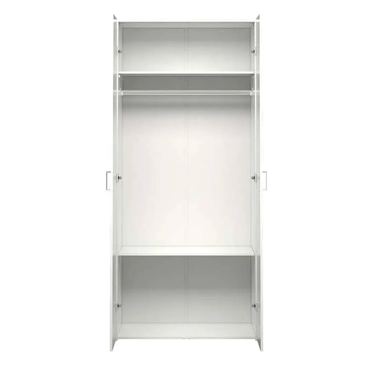 Garnero Arredamenti Armadio 78x176h cm 2 ante battenti bianco opaco Light Gihome®