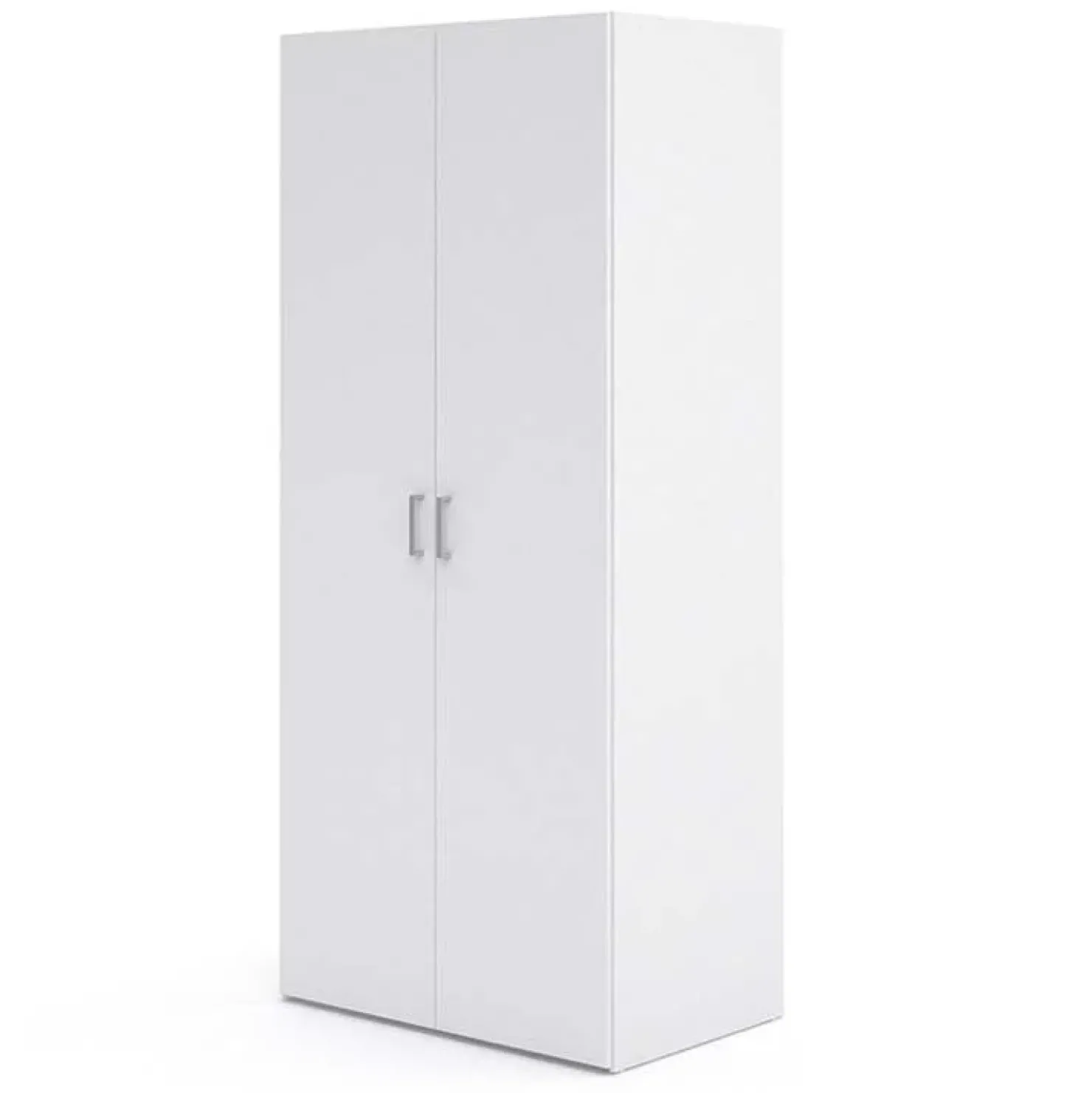 Garnero Arredamenti Armadio 78x176h cm 2 ante battenti bianco opaco Light Gihome®