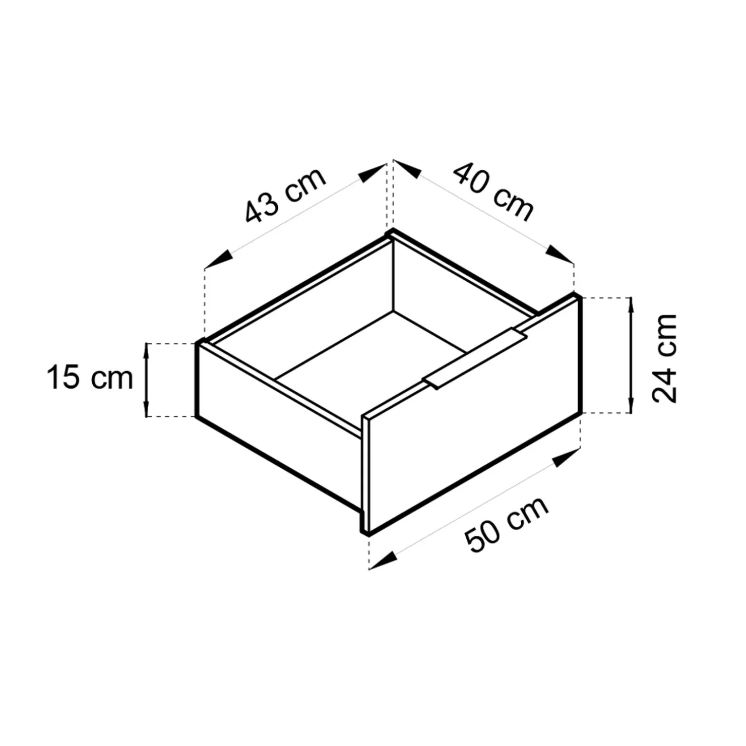 Garnero Arredamenti Armadio 105x200h cm 2 ante con cassetti cashmere Miller Beige Discount
