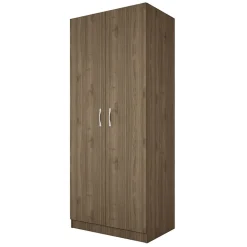 Garnero Arredamenti Armadio 80x191h cm 2 ante design Leopardi Noce Hot