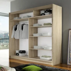 Garnero Arredamenti Armadio 180x215h cm 2 ante design moderno scorrevoli Aisha Rovere Hot