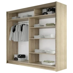 Garnero Arredamenti Armadio 180x215h cm 2 ante design moderno scorrevoli Aisha Rovere Hot