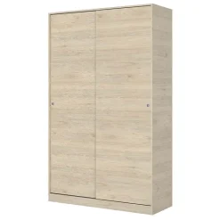 Garnero Arredamenti Armadio 120x204h cm 2 ante moderno scorrevoli Royal Rovere Outlet