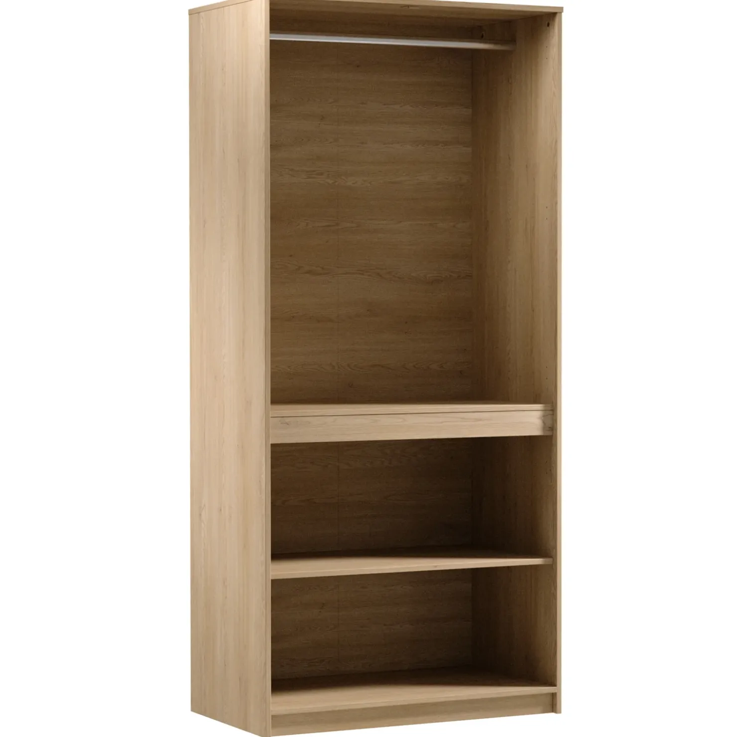 Garnero Arredamenti Armadio 91x198h cm 4 ante moderno rovere Funny Online