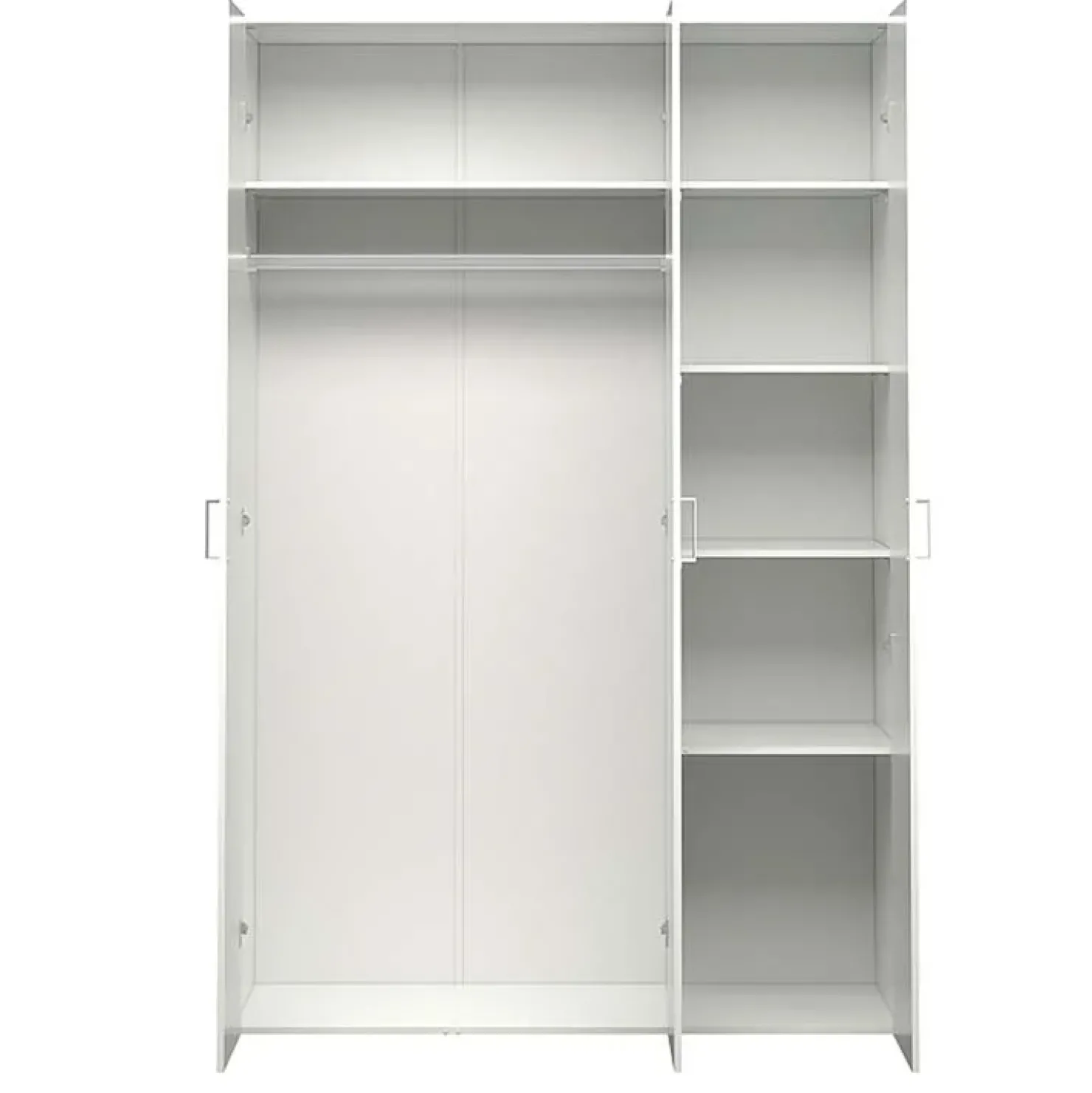 Garnero Arredamenti Armadio 116x176h cm 3 ante moderno bianco opaco Light Gihome® Discount