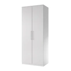 Garnero Arredamenti Armadio 81x199h cm 2 ante moderno Dogliani Bianco Frassinato