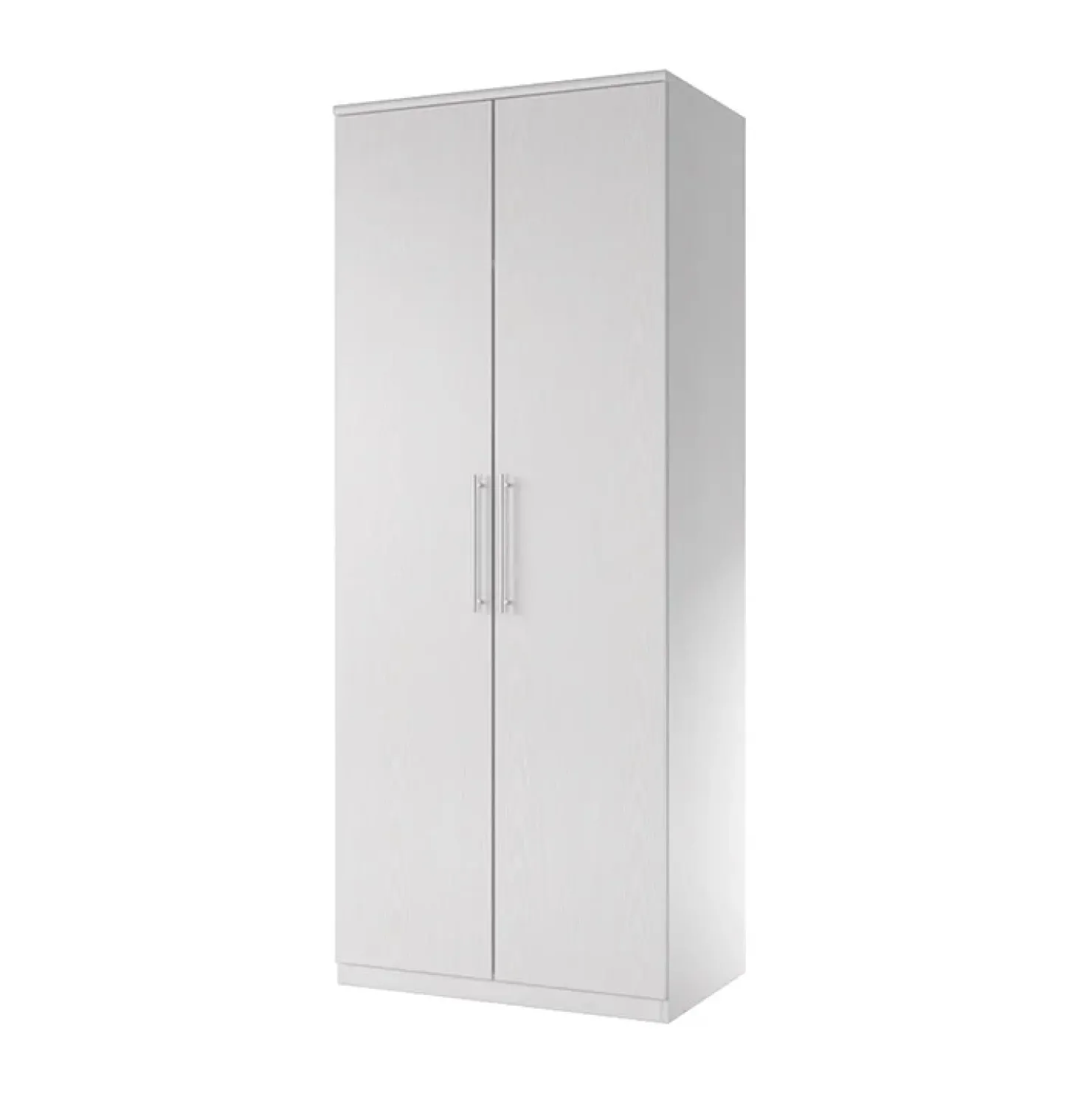 Garnero Arredamenti Armadio 81x199h cm 2 ante moderno Dogliani Bianco Frassinato
