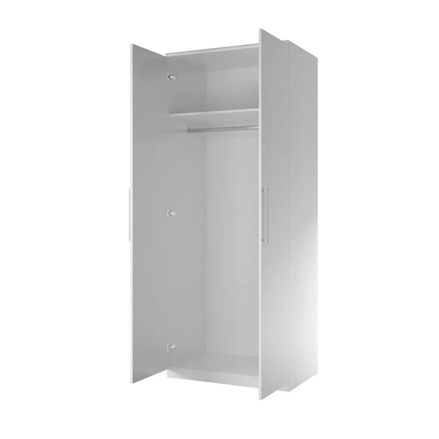 Garnero Arredamenti Armadio 81x199h cm 2 ante moderno Dogliani Bianco Frassinato