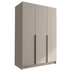 Garnero Arredamenti Armadio 150x215h cm 3 ante moderno beige nero Glammy 3 Beige - Nero Sale