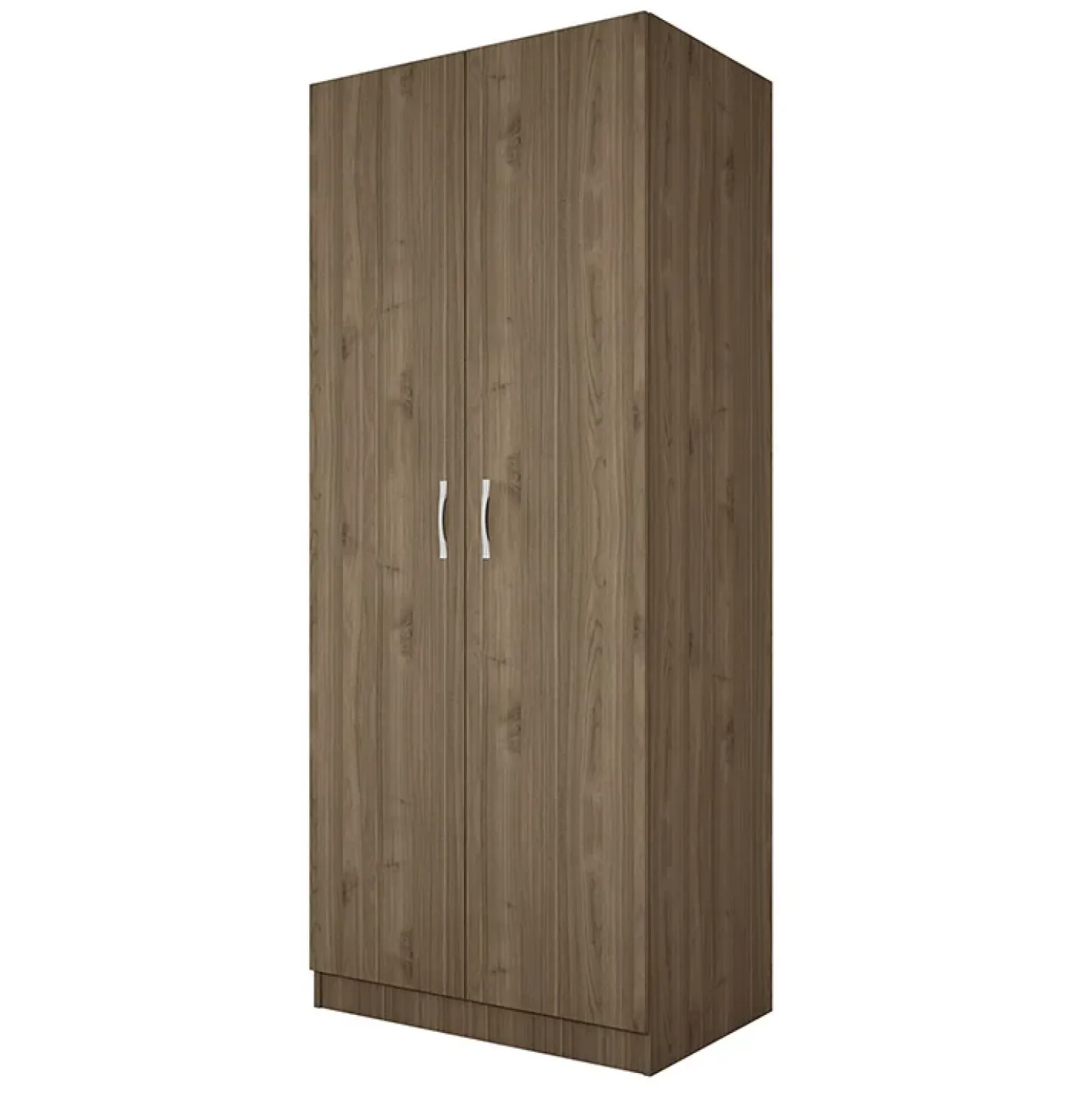 Garnero Arredamenti Armadio 80x191h cm 2 ante moderno Ilario Noce