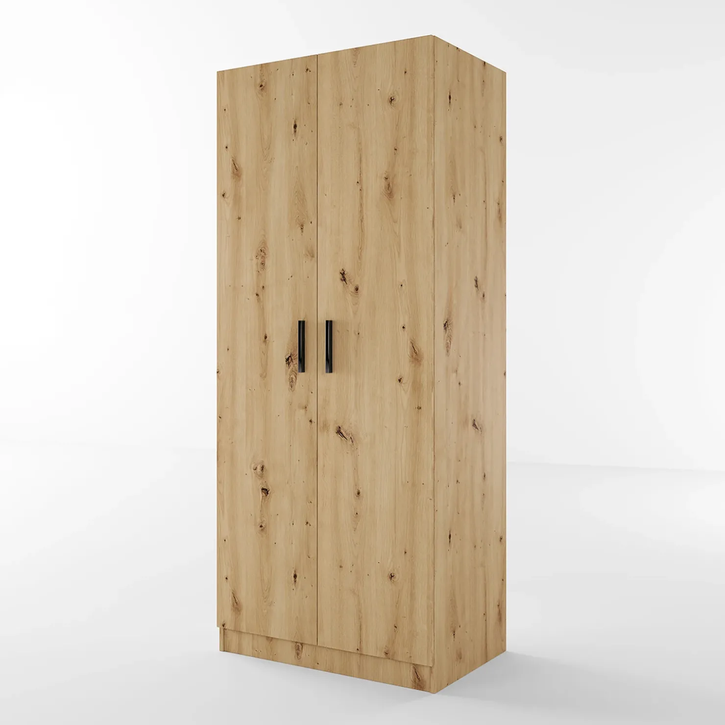 Garnero Arredamenti Armadio 80x191h cm 2 ante moderno Ilario Rovere Rustico Clearance