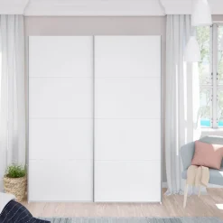 Garnero Arredamenti Armadio 150X200h cm 2 ante scorrevoli bianco opaco Taylor Best