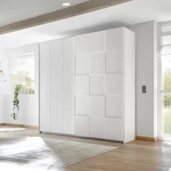 Garnero Arredamenti Armadio 243x230h cm 2 ante scorrevoli bianco opaco Obsession Enjoy Sale