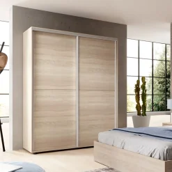 Garnero Arredamenti Armadio 150x200h cm 2 ante scorrevoli moderno Roma Rovere Best