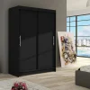 Garnero Arredamenti Armadio 120x200h cm 2 ante scorrevoli moderno nero Tancredi