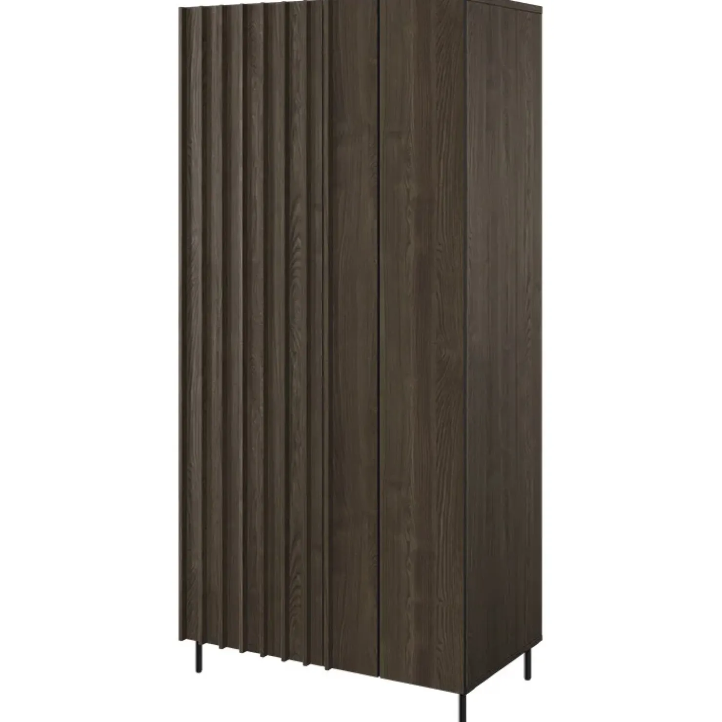 Garnero Arredamenti Armadio 92x196h cm 2 ante wengè Blackwood Hot