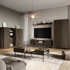 Garnero Arredamenti Armadio 92x196h cm 2 ante wengè Blackwood Hot